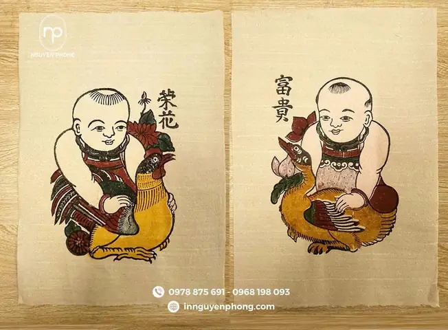 Giấy Dó Làm Đèn Trời