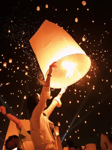 Giấy Dó Làm Đèn Trời