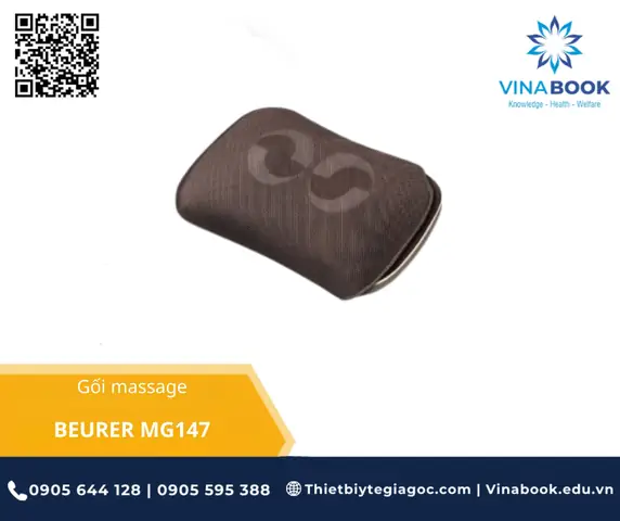 Gối Massage Có Đèn Hồng Ngoại Beurer Mg147