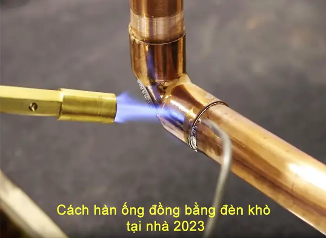 Hàn Đồng Thau Bằng Đèn Khò
