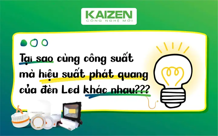 Hiệu Suất Phát Sáng Của Đèn Led