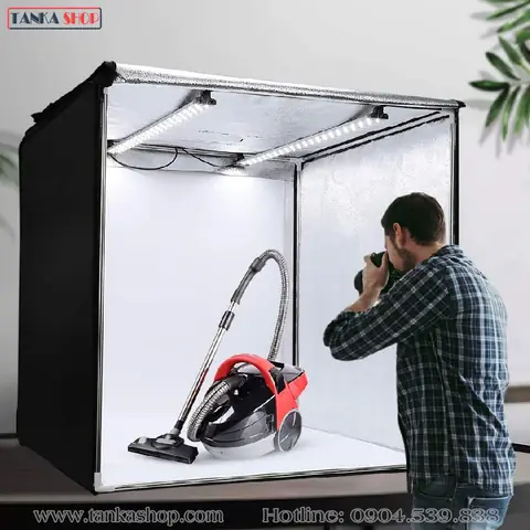 Hộp Chụp Sản Phẩm 80x80cm Có Đèn Led