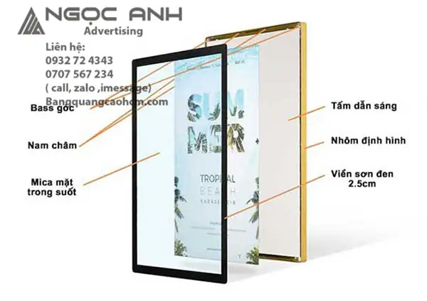 Hộp Đèn Led Siêu Mỏng Hcm