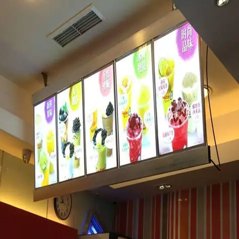 Hộp Đèn Menu Trà Sữa
