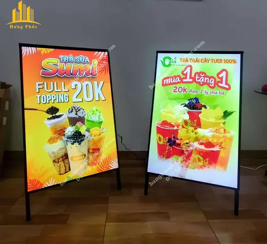 Hộp Đèn Quảng Cáo Trà Sữa