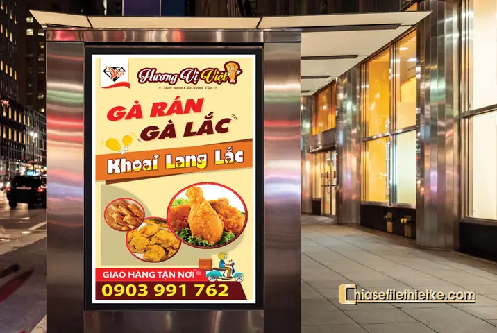 Hộp Đèn Quảng Cáo Trà Sữa