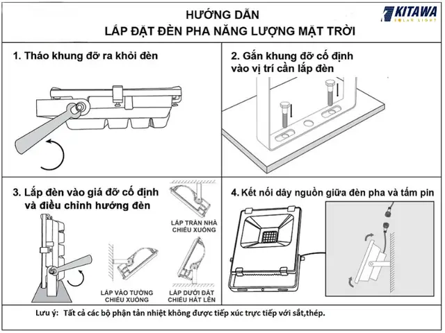 Hướng Dẫn Lắp Đặt Đèn Năng Lượng Mặt Trời