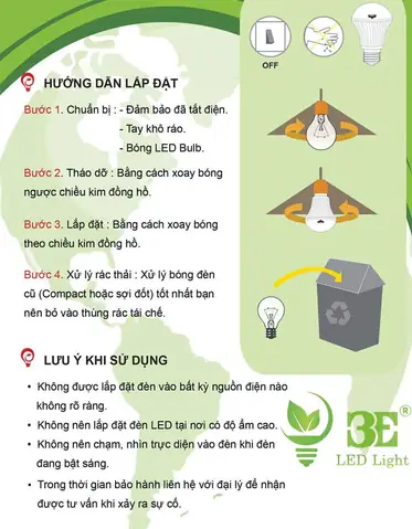 Hướng Dẫn Sử Dụng Đèn Led