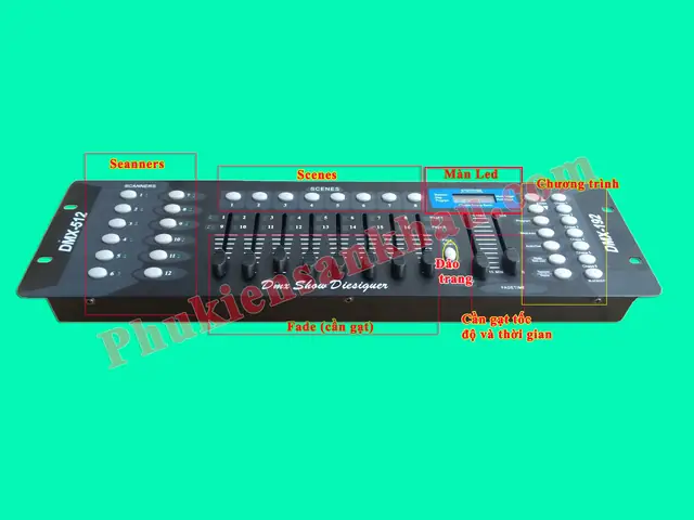 Hướng Dẫn Sử Dụng Mixer Đèn Dmx 512