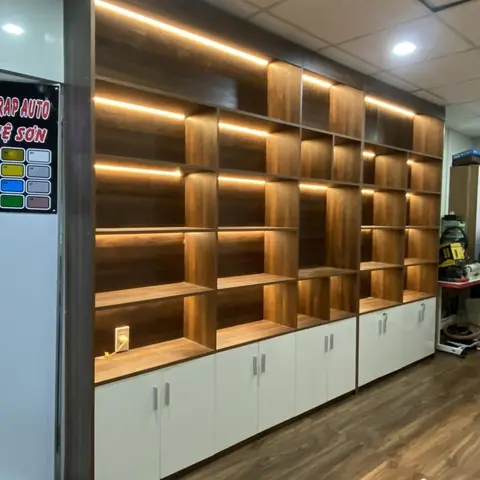 Kệ Trưng Bày Đèn Led