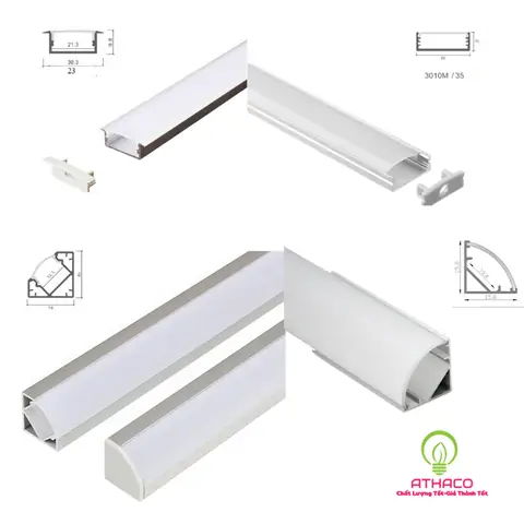 Kích Thước Thanh Nhôm Đèn Led