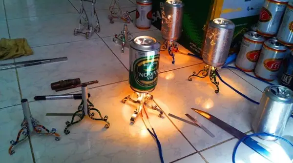 Làm Đèn Ngủ Tự Xoay