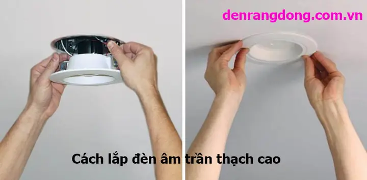Làm Đèn Trần Thạch Cao