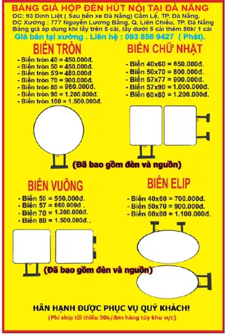 Làm Hộp Đèn Tại Đà Nẵng
