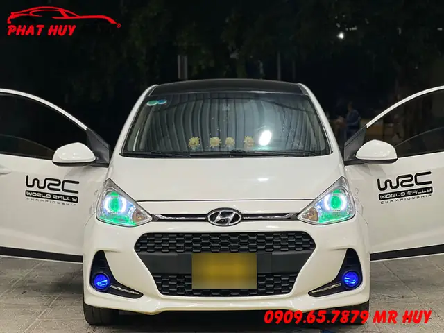 Lắp Đèn Gầm Cho I10