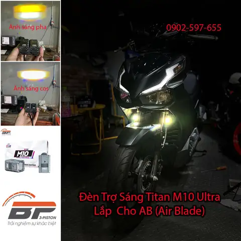 Lắp Đèn Trợ Sáng Cho Airblade