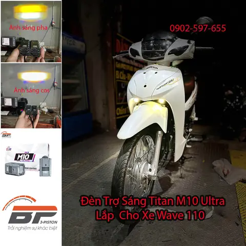 Lắp Đèn Trợ Sáng Xe Wave