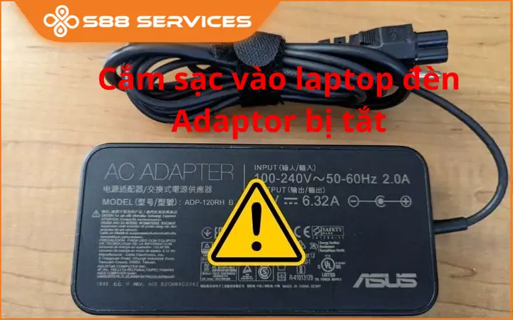 Laptop Cắm Sạc Thì Đèn Báo Sạc Tắt