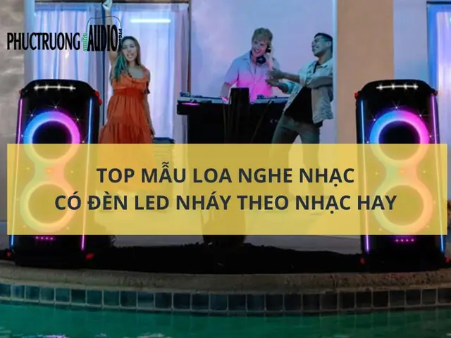 Loa Bluetooth Đèn Led Nháy Theo Nhạc