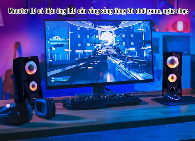 Loa Máy Tính Có Đèn Led