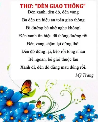 Lời Bài Thơ Đèn Giao Thông