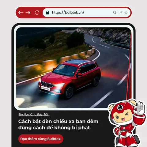Lỗi Bật Đèn Chiếu Xa Trong Đô Thị