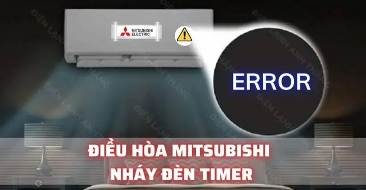 Lỗi Điều Hòa Mitsubishi Nháy Đèn