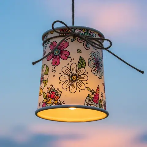 Lồng Đèn Giấy Đơn Giản
