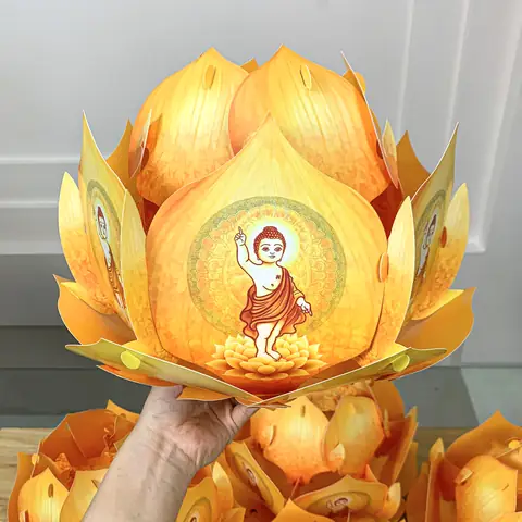 Lồng Đèn Hình Hoa Sen