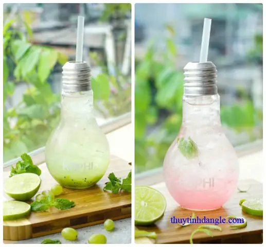 Ly Trà Sữa Bóng Đèn