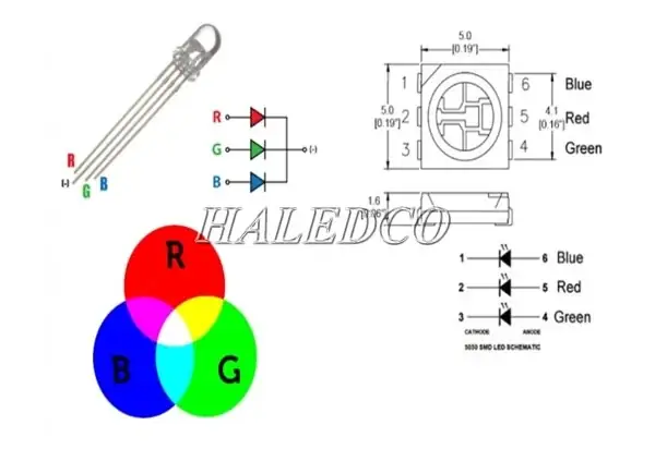 Mạch Đèn Led Đổi Màu