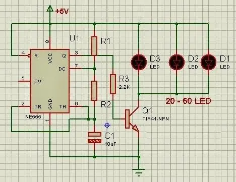 Mạch Đèn Led Đơn Giản