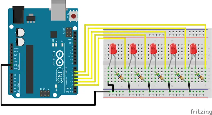 Mạch Đèn Led Nhấp Nháy Đơn Giản