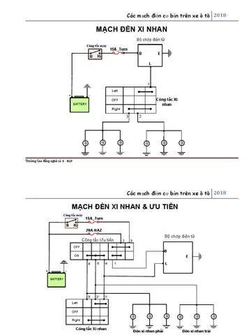 Mạch Đèn Xi Nhan Xe Máy