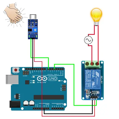 Mạch Tắt Mở Đèn Bằng Cảm Ứng