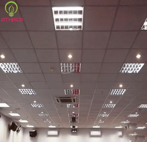 Máng Đèn Xương Cá 600x600