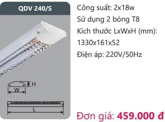Máng Đèn Xương Cá Duhal