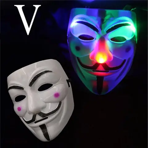 Mặt Nạ Hacker Có Đèn