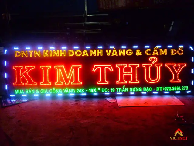 Mẫu Bảng Hiệu Đèn Led