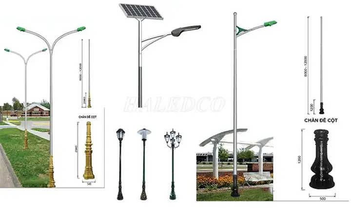 Mẫu Cột Đèn Chiếu Sáng