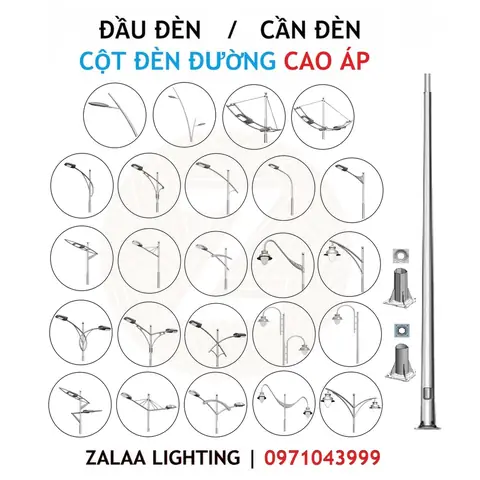 Mẫu Cột Đèn Chiếu Sáng