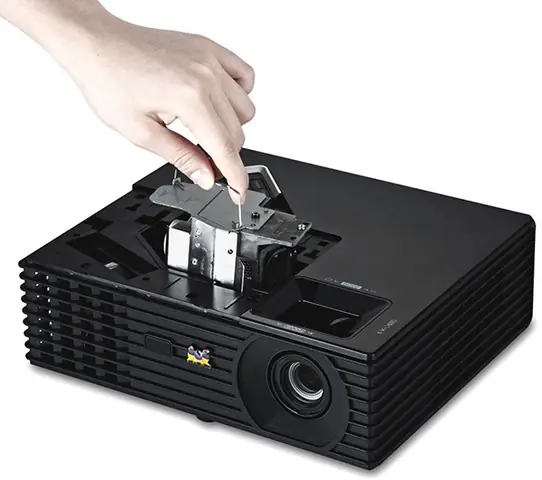 Máy Chiếu Không Lên Đèn