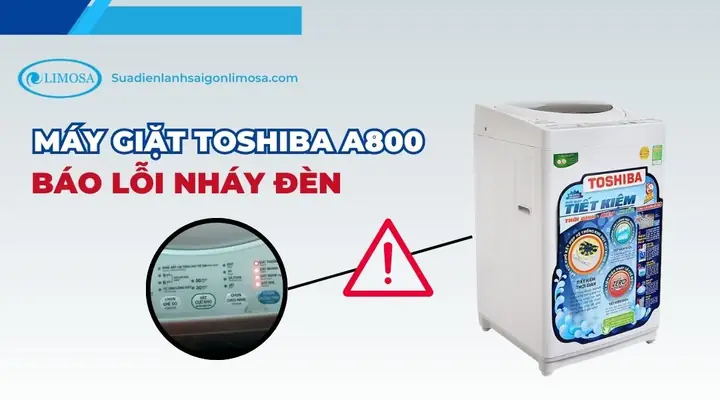 Máy Giặt Toshiba Lỗi Nháy Đèn