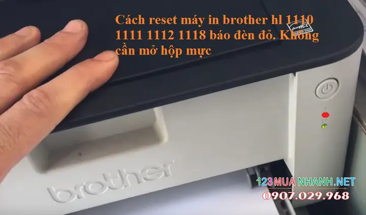 Máy In Brother Hl 1211w Báo Đèn Đỏ