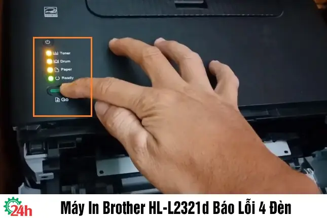Máy In Brother Hl 2321d Báo Đèn Paper
