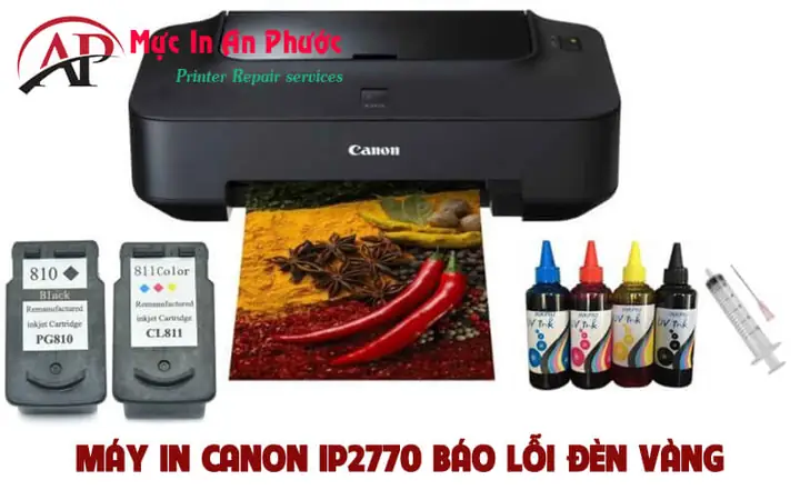 Máy In Canon Ip2770 Báo Đèn Vàng Máy In Canon Ip2770 Báo Đèn Vàng