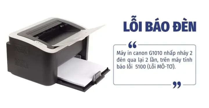 Máy In Epson Nháy 2 Đèn Liên Tục