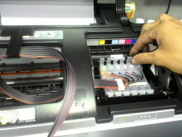 Máy In Epson T50 Báo Đèn Đỏ Mực
