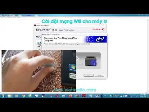 Máy In Fuji Xerox Docuprint P115w Báo Đèn Đỏ