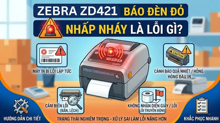 Máy In Nhiệt Báo Đèn Đỏ